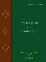 Introduction à la Dogmatique: Théologie Systématique, tome I