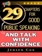 29 Chapters for Public Speaking and Talk with Confidence