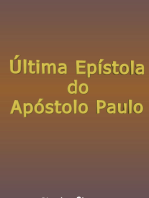 Última Epístola Do Apóstolo Paulo
