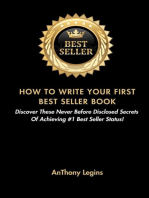 How To Write Your First Best Seller Book