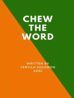 CHEW THE WORD
