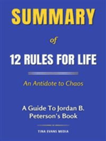 Summary of 12 Rules for Life: An Antidote to Chaos | A Guide To Jordan B. Peterson's Book