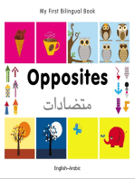 My First Bilingual Book–Opposites (English–Arabic)