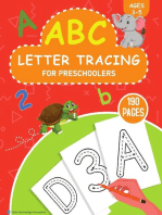 ABC Letter Tracing for Preschoolers: French Handwriting Practice Workbook for Kids