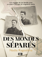 Des mondes séparés: Les voyages de ma famille juive à travers l'Europe du vingtième siècle