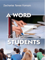 A Word to the Students