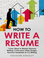 How to Write a Resume