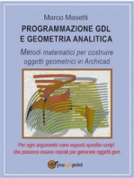 Programmazione GDL e geometria analitica