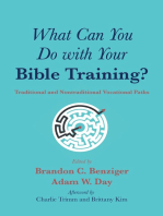 What Can You Do with Your Bible Training?: Traditional and Nontraditional Vocational Paths