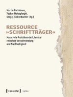 Ressource »Schriftträger«: Materielle Praktiken der Literatur zwischen Verschwendung und Nachhaltigkeit
