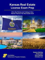 Kansas Real Estate License Exam Prep: All-in-One Review and Testing to Pass Kansas' Pearson Vue Real Estate Exam