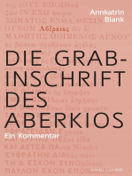 Die Grabinschrift des Aberkios: Ein Kommentar