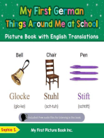 My First German Things Around Me at School Picture Book with English Translations