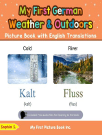 My First German Weather & Outdoors Picture Book with English Translations: Teach & Learn Basic German words for Children, #8