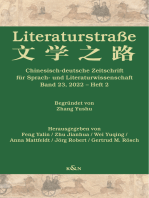 Literaturstraße: Chinesisch-deutsche Zeitschrift für Sprach- und Literaturwissenschaft, Band 23, 2022 – Heft 2