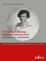 Friderike ›Zweig‹: Weibliche Intellektualität im frühen 20. Jahrhundert