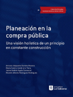 Planeación en la compra pública: Una visión holística de un principio en constante construcción