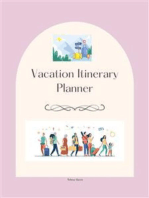 Vacation Itinerary Planner