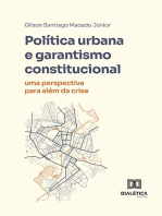 Política urbana e garantismo constitucional: uma perspectiva para além da crise