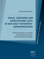 Ideas, Concerns and Expectations (ICE) in der Arzt-Patienten-Kommunikation: Untersuchungen zu einem patientenorientierten Kommunikationsmodell
