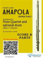 Amapola for Flute Quartet (score and parts)