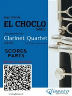 Clarinet Quartet "El Choclo" (score and parts)