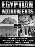 Egyptian Monuments: Pyramids Of Giza, Valley Of The Kings, Luxor Temple, Karnak Temple Complex