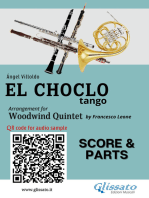 Woodwind Quintet Score and Parts "El Choclo"