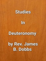 Studies In Dueteronomy