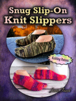 Snug Slip-On Knit Slippers