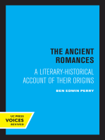 The Ancient Romances: A Literary-Historical Account of Their Origins