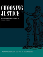 Choosing Justice: An Experimental Approach to Ethical Theory