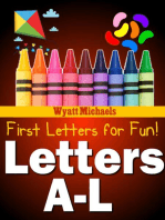 First Letters for Fun! Letters A-L