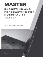 Master Budgeting and Forecasting for Hospitality Industry-Teaser: Financial Expertise series for hospitality, #1