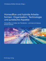 Homeoffice und hybride Arbeitsformen