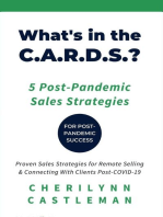 What's in the C.A.R.D.S.?: 5 Post-Pandemic Sales Strategies