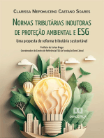 Normas tributárias indutoras de proteção ambiental e ESG: uma proposta de reforma tributária sustentável