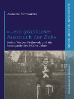 »…ein grandioser Ausdruck der Zeit«: Stefan Wolpes Frühwerk und die Avantgarde der 1920er Jahre