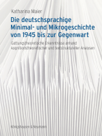 Die deutschsprachige Minimal- und Mikrogeschichte von 1945 bis zur Gegenwart: Gattungstheoretische Erkenntnisse anhand kognitionstheoretischer und textstruktureller Analysen