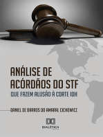 Análise de acórdãos do STF que fazem alusão à Corte IDH