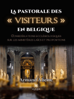 La pastorale des « visiteurs » en Belgique: Considérations ecclésiologiques sur les ministères laïcs et propositions