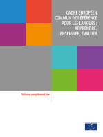 Cadre européen commun de référence pour les langues: apprendre, enseigner, évaluer: Volume complémentaire