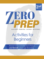 Zero Prep Activities for Beginners: Ready-to-Go Activities for In-Person and Remote Language Teaching