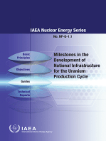 Milestones in the Development of National Infrastructure for the Uranium Production Cycle