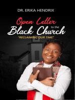 Open Letter for the Black Church: "Reclaiming Our Time"