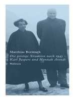Die geistige Situation nach 1945 - Karl Jaspers und Hannah Arendt
