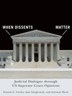 When Dissents Matter: Judicial Dialogue through US Supreme Court Opinions