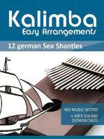 Kalimba Easy Arrangements - 12 german Sea Shanties: Kalimba Songbooks
