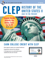 CLEP® History of the U.S. II Book + Online