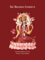 Sri Brahma-samhita: Prayers of Lord Brahma
